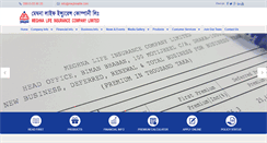 Desktop Screenshot of meghnalife.com
